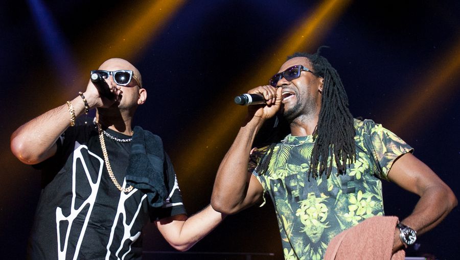 On Stage: Toni Tuklan mit Sean Paul