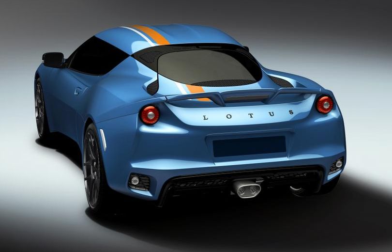 Lotus Evora 400, Blau Orange