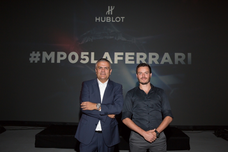 Ricardo Guadalupe (CEO Hublot), Pierre Michel (Digital Domain)