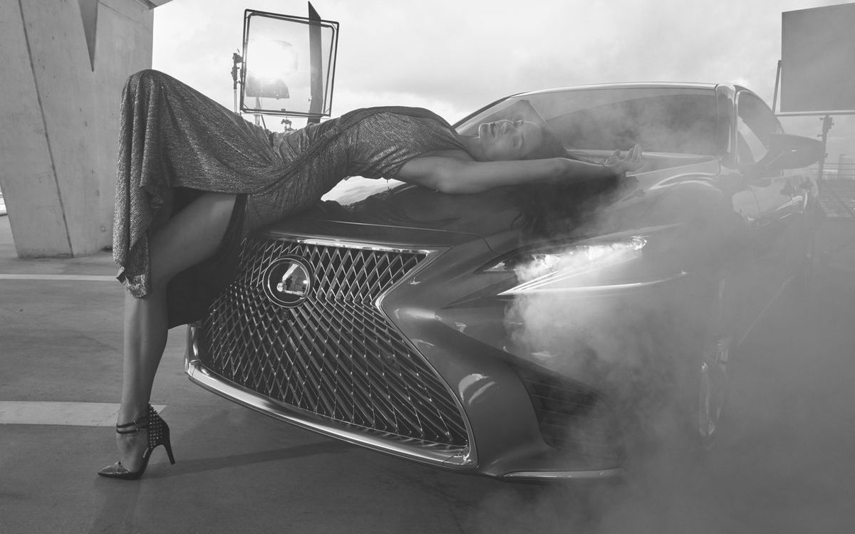 Girl meets Car, Through The Lens, Lexus LC 500
