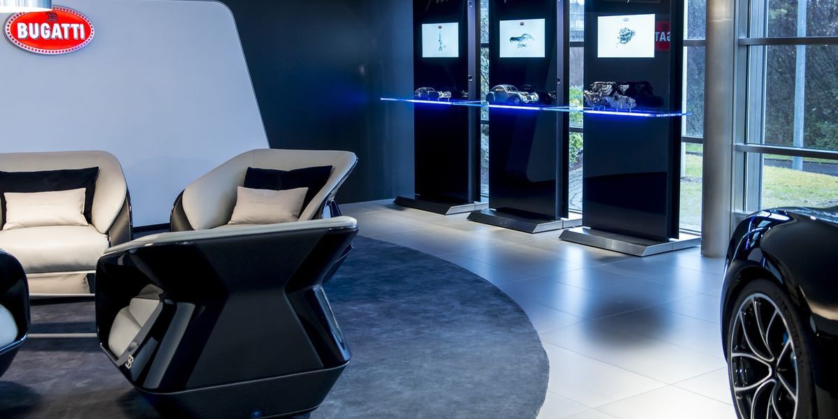 Ganz neu: Bugatti-Showroom in Genf