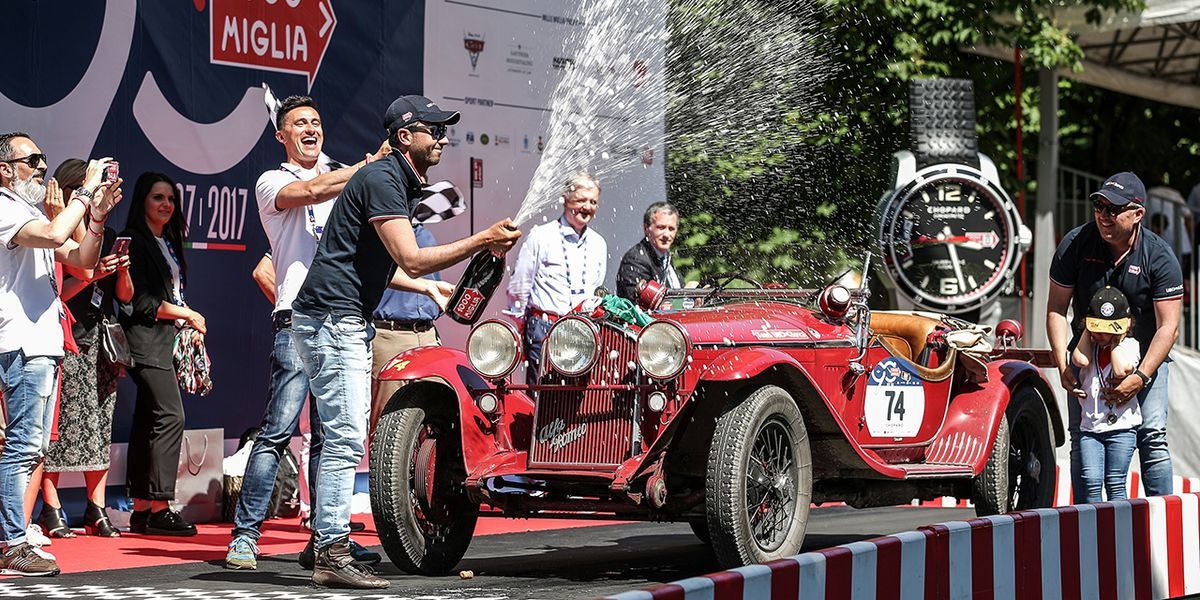 Alfa Romeo dominiert die Mille Miglia
