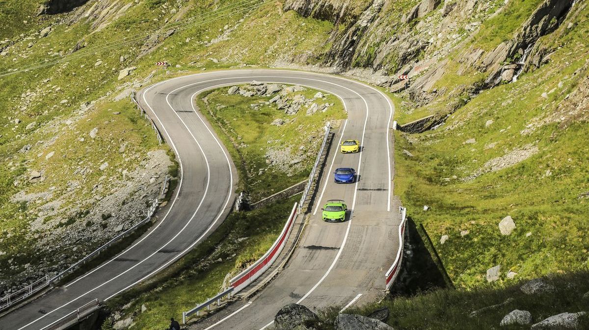 Lamborghini Huracán, Transfăgărășan