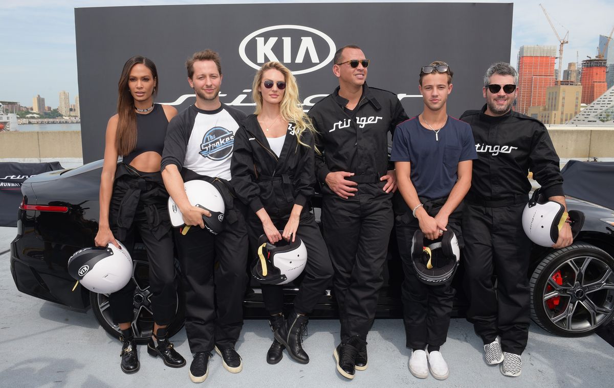 Joan Smalls, Derek Blasberg, Candice Swanepoel, Alex Rodriguez, Cameron Dallas, Brandon Maxwel