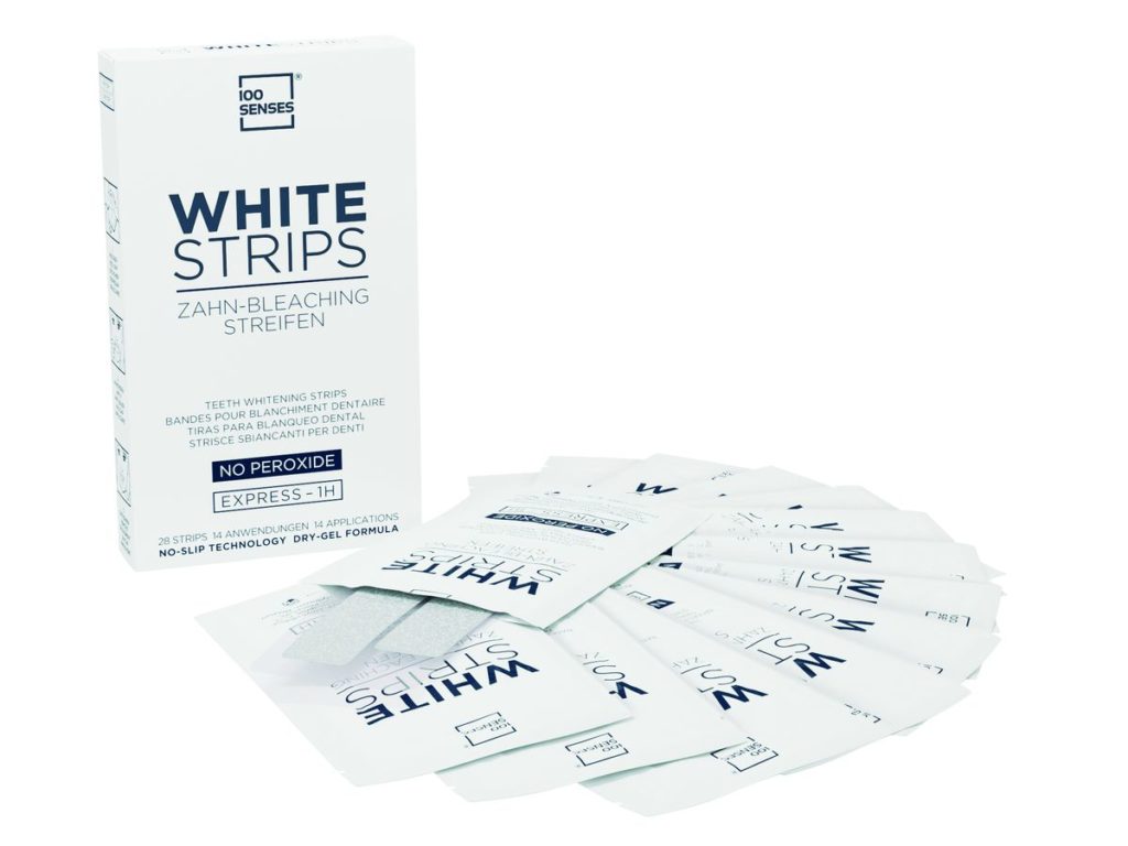 100Senses: White Strips mit 28 Streifen