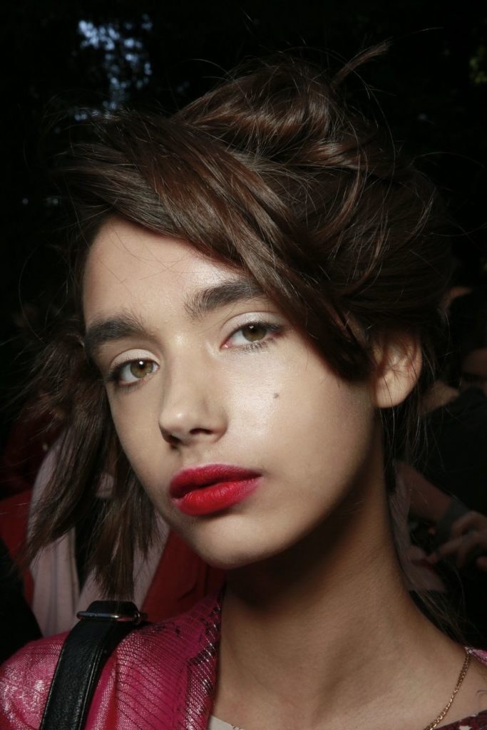 Smudged Lips, Milan Fashion Week