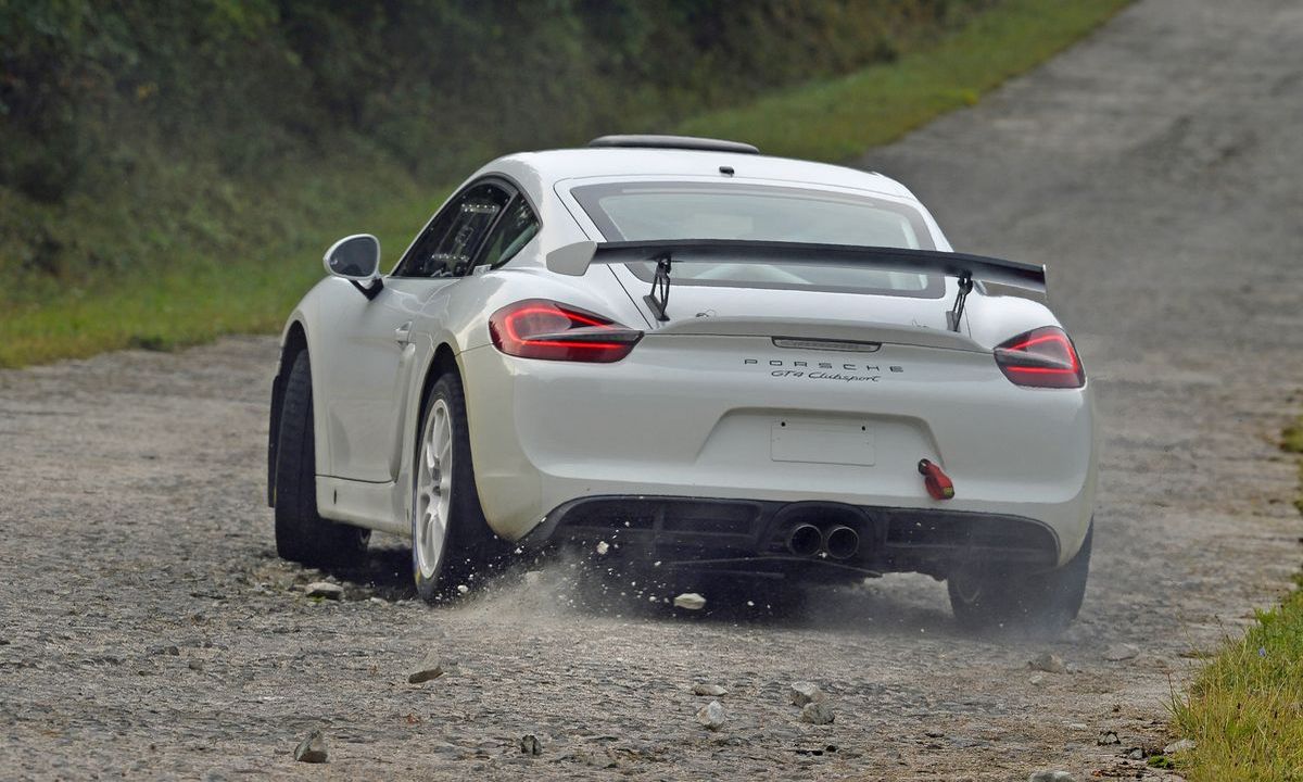 Porsche Cayman GT4 Clubsport als Rallye-Concept