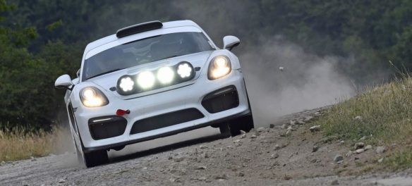 Porsche Cayman GT4 Clubsport als Rallye-Concept