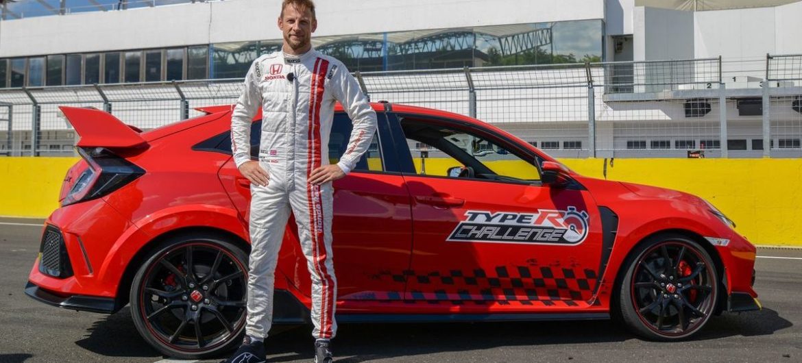 Jenson Button: Rekord-Geheize im Honda Civic Type R
