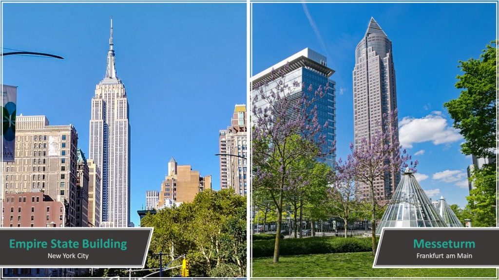 Empire State Building vs. Messeturm