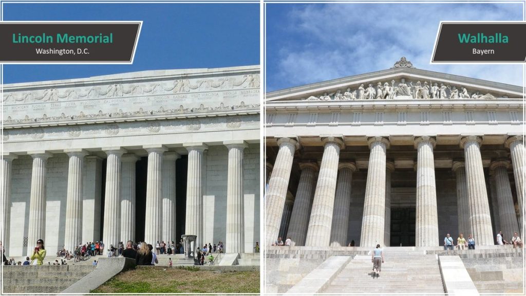 Lincoln Memorial vs. Walhalla
