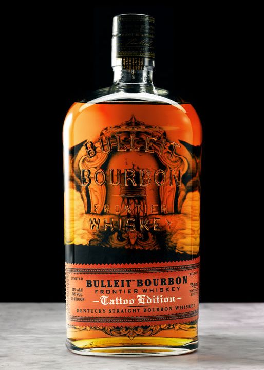 Bulleit Kentucky Straight Bourbon Whiskey, limitierte Tattoo Edition