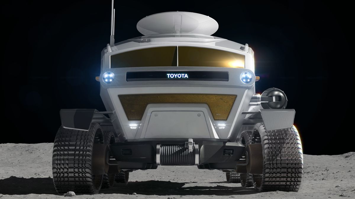 Konzept Rover-Mondfahrzeug mit Brennstoffzellenantrieb der Weltraumagentur JAXA und Toyota