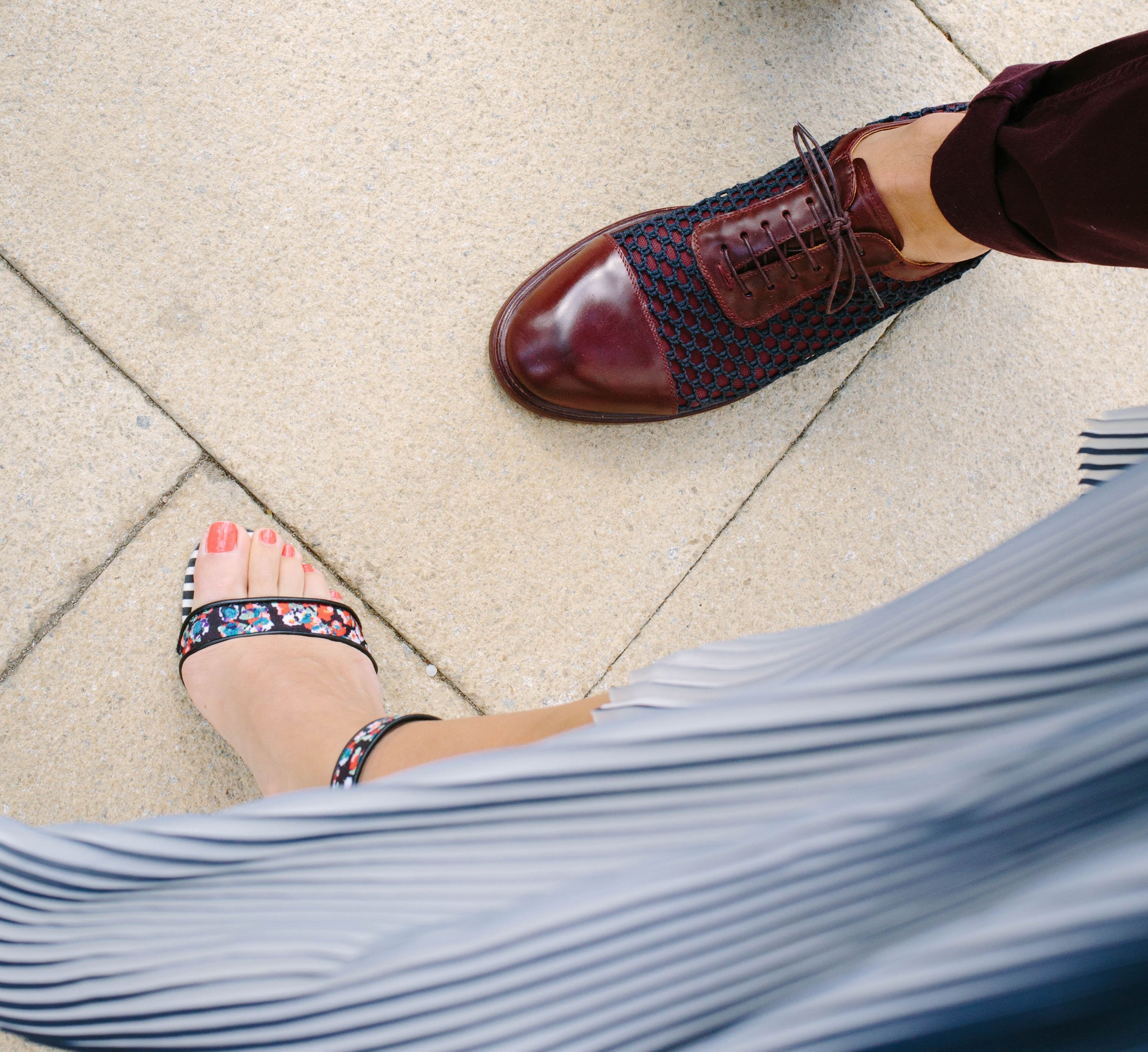 Der Hallux Valgus ist mit offenen Schuhen nur schwer zu kaschieren.