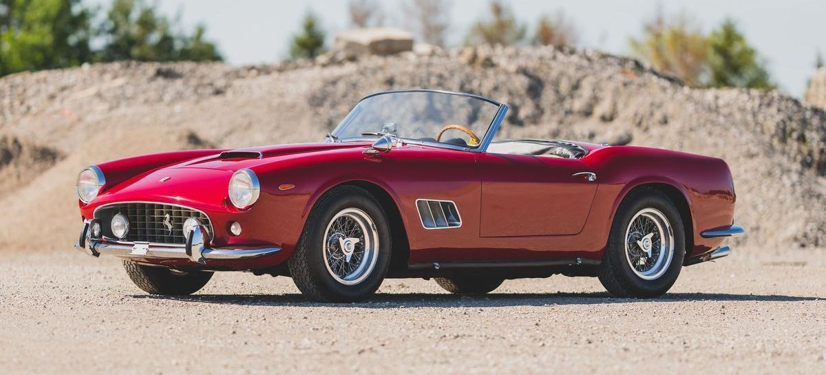Dieser Ferrari 250 California Spider (1962) mit kurzem Radstand soll in Monterey zwischen 10,5 Millionen und 13 Millionen Dollar einbringen.