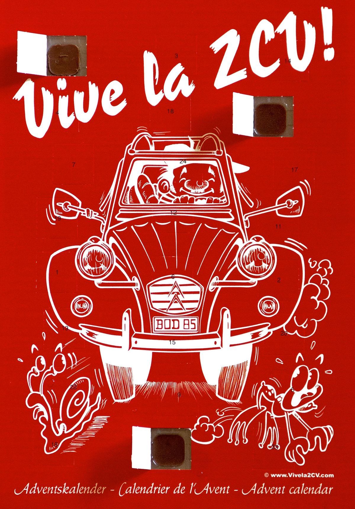 Adventskalender "Vive la 2CV"