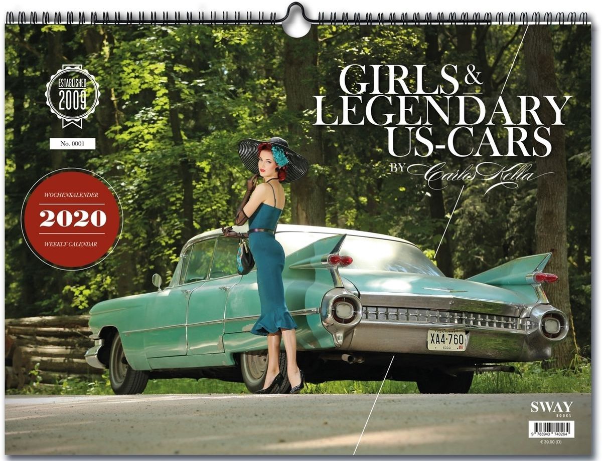 Kalender Girls & Legendary US-Cars 2020