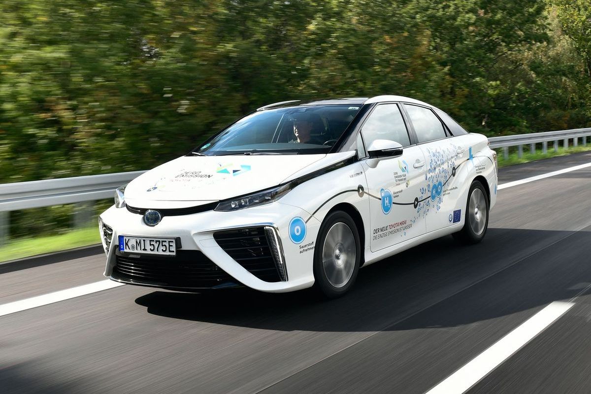 Toyota Mirai bei "Zero Emission to Frankfurt"