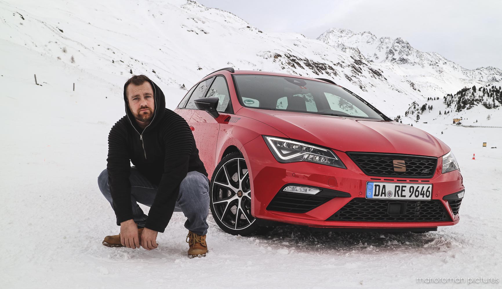 Autor und Fotograf Mario-Roman Lambrecht in Davos 