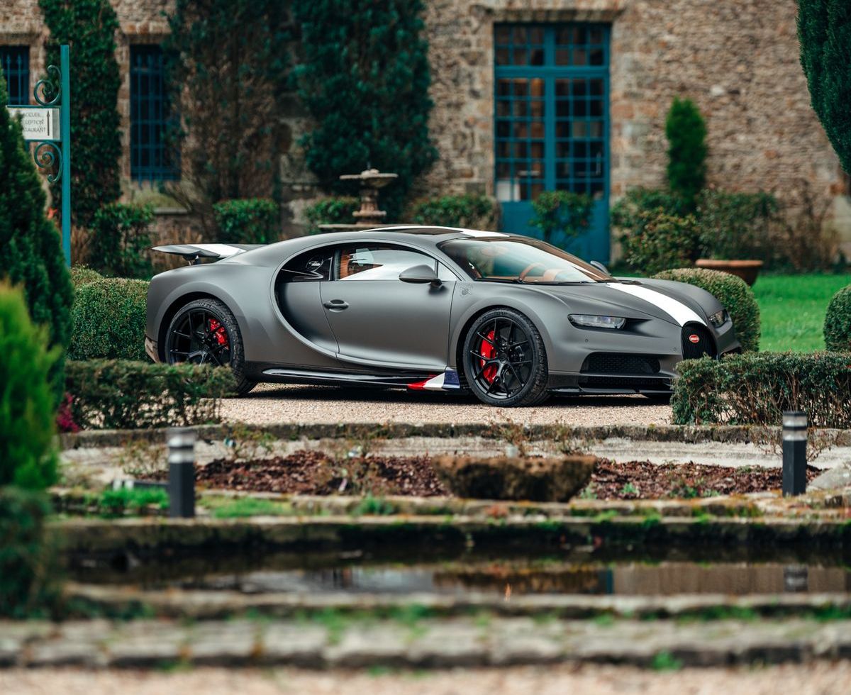 Bugatti-Test in Frankreich