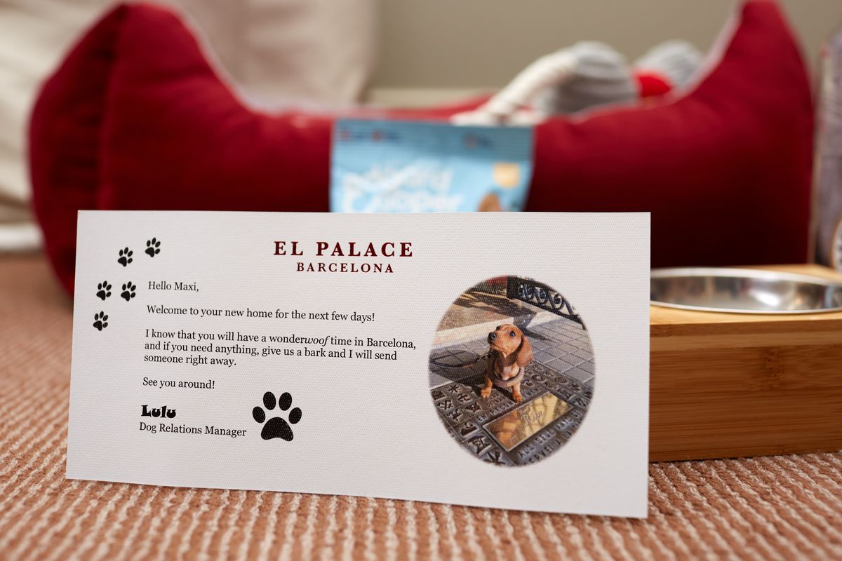 El Palace Barcelona:: Mit dem Hund nach Barcelona reisen