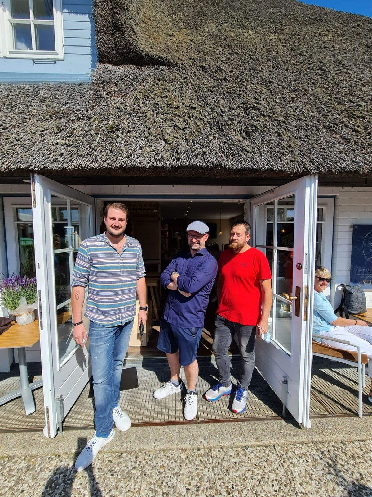 Simon Kopp, Stephan Wagner und Mario Schober, Geschäfsführer GenussKontor Sylt 