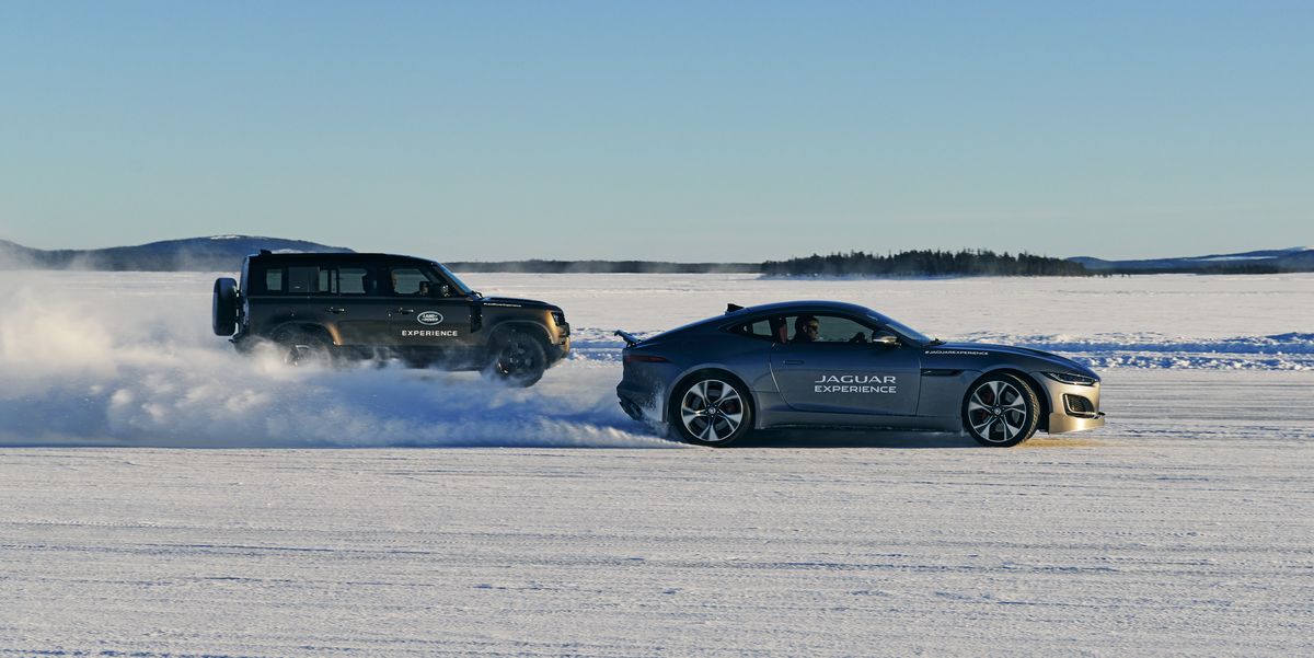 Die "Jaguar Land Rover Ice Academy" geht steil