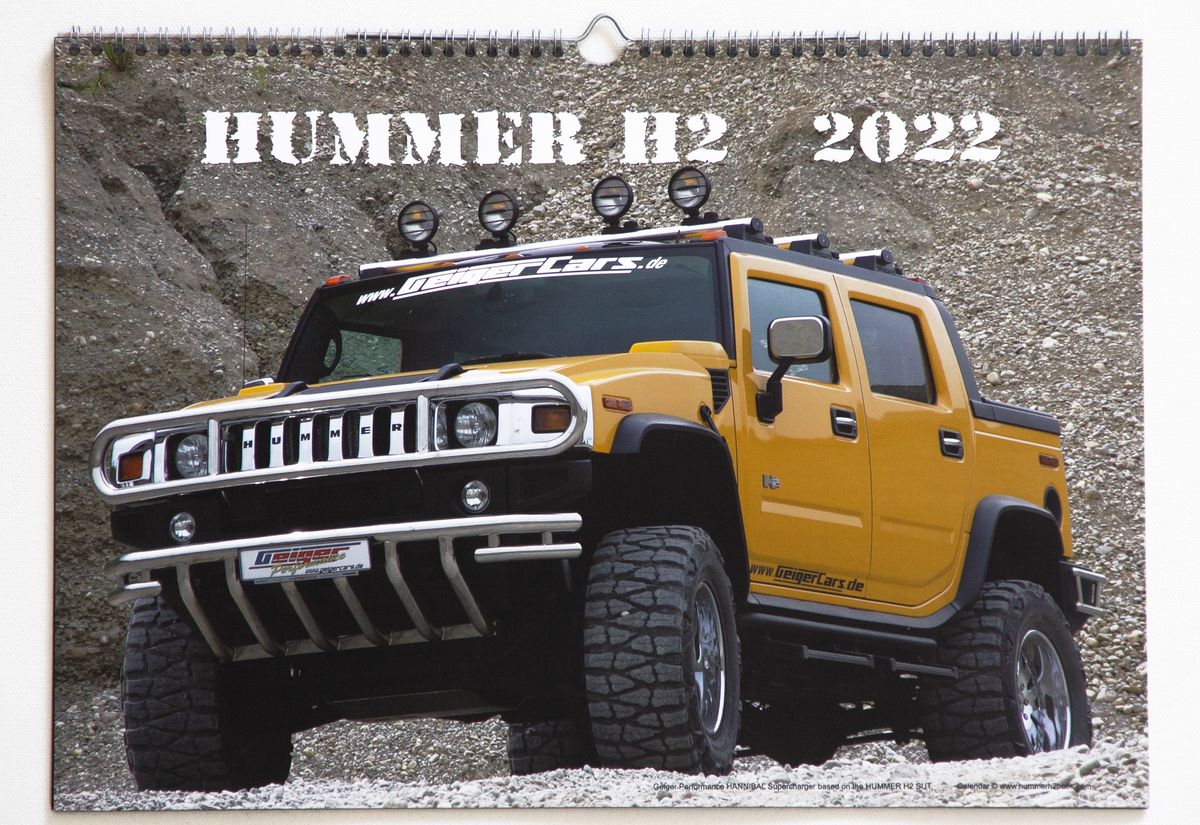 Hummer H2 2022 Kalender