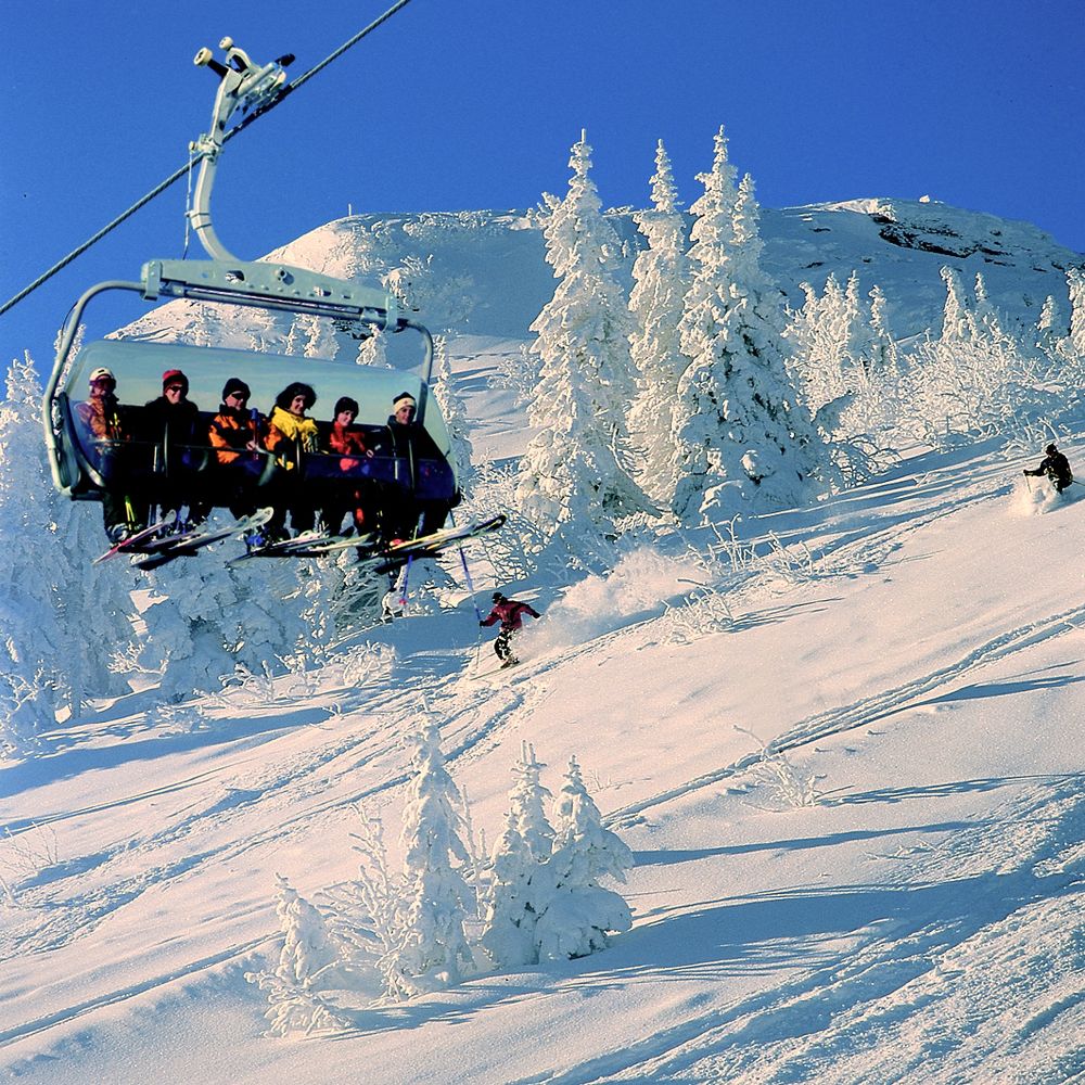 Das Weltcup-Skigebiet am Großen Arber.