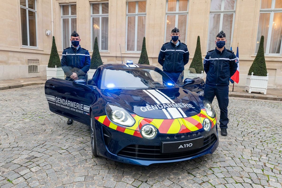 Alpine A110 für die französische Gendarmerie