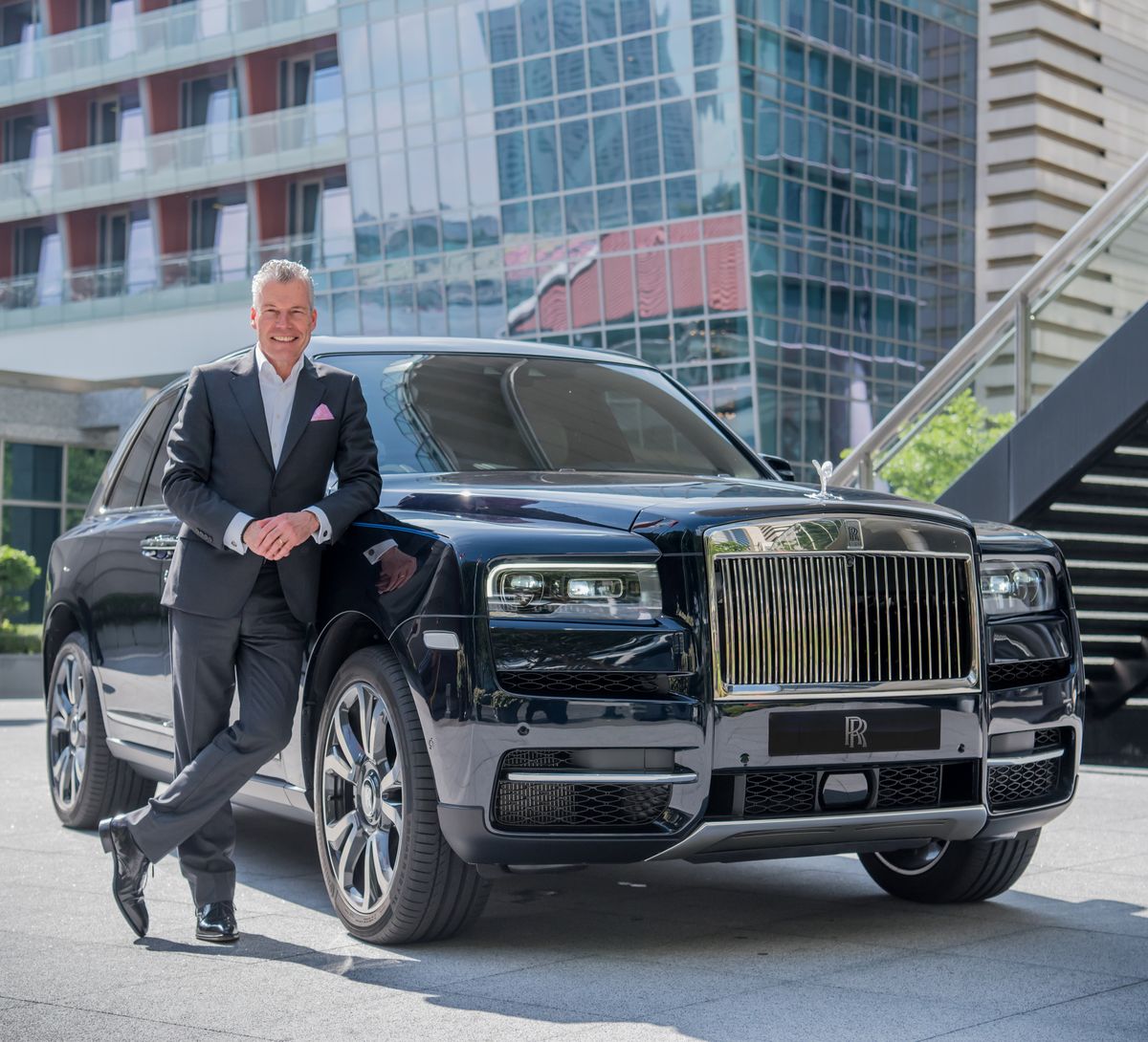 Rolls-Royce-Chef Torsten Müller-Ötvös mit dem Cullinan