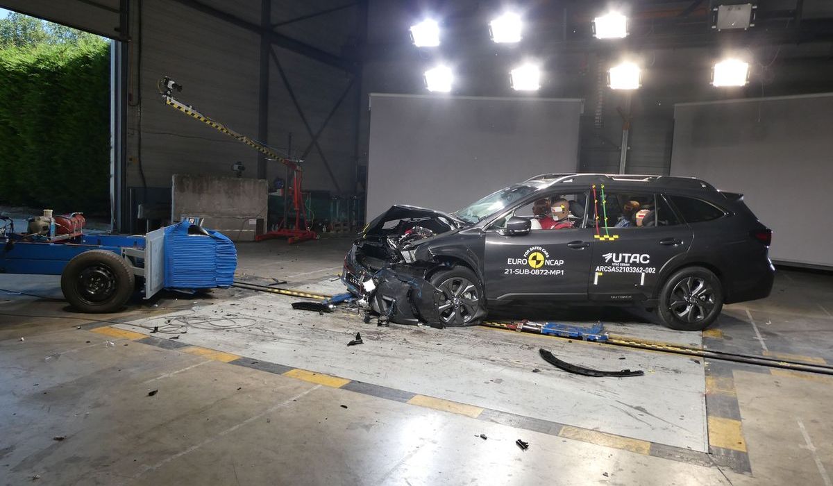Subaru Outback im Euro-NCAP-Crashtest