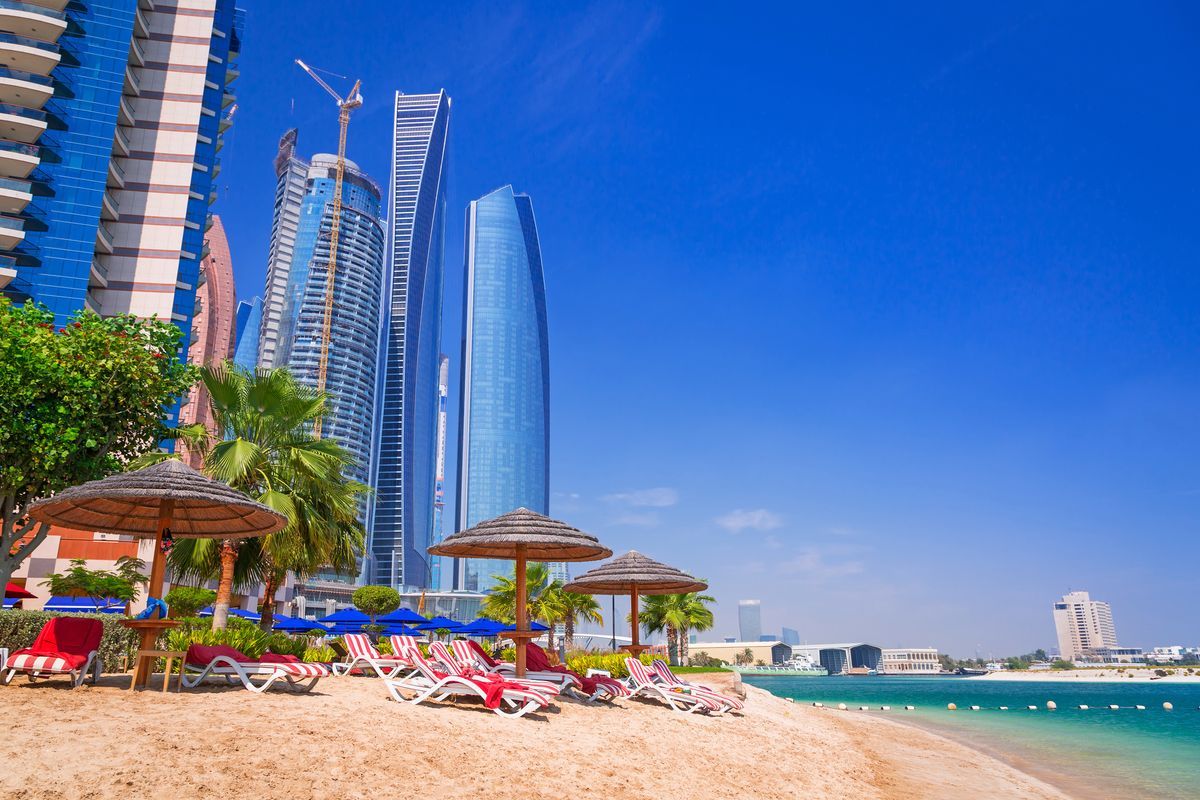 Strand in Abu Dhabi