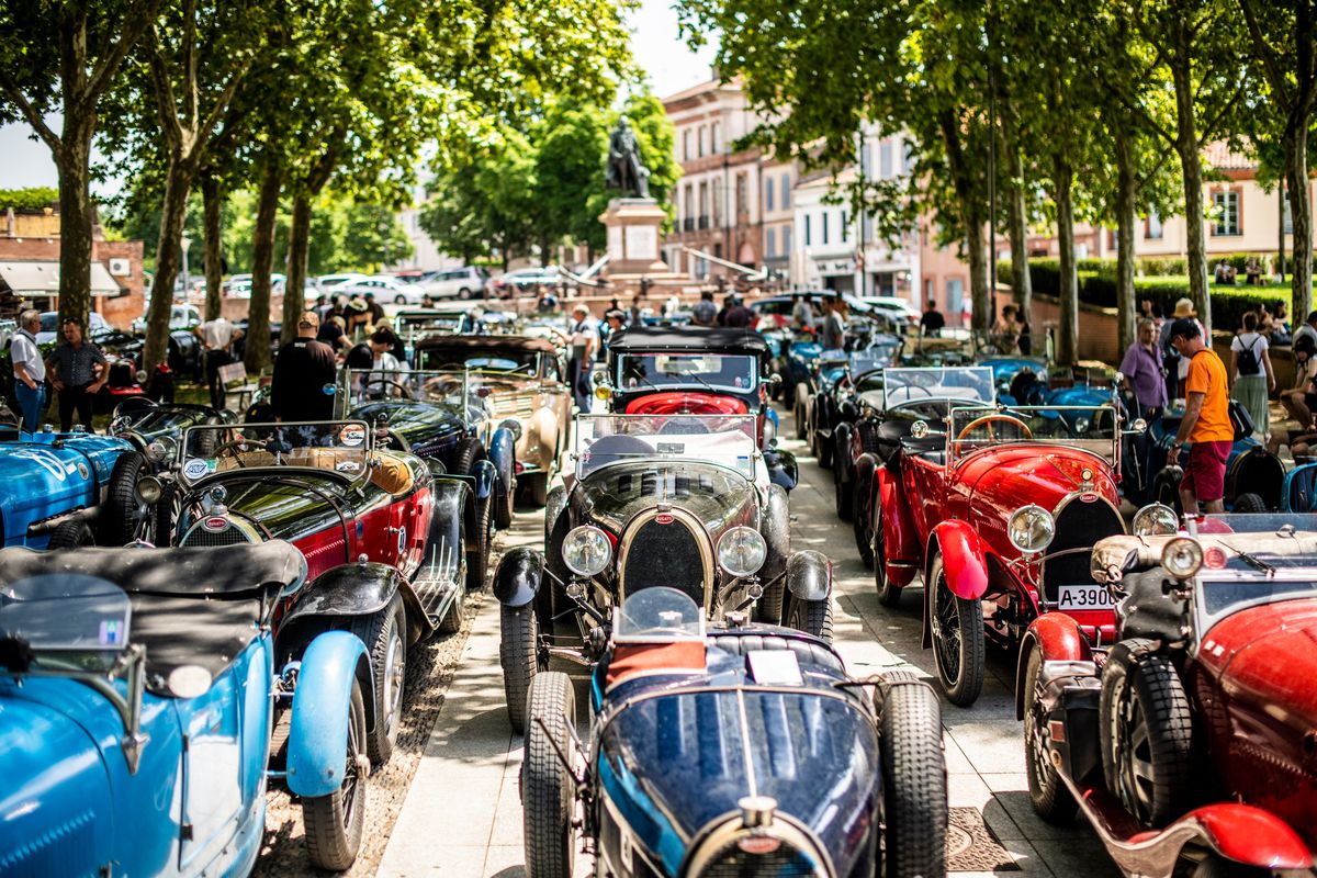 Foto: Bugatti-Meeting in Südfrankreich