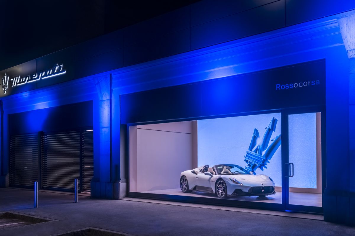 Foto: Das neue Store-Konzept von Maserati.