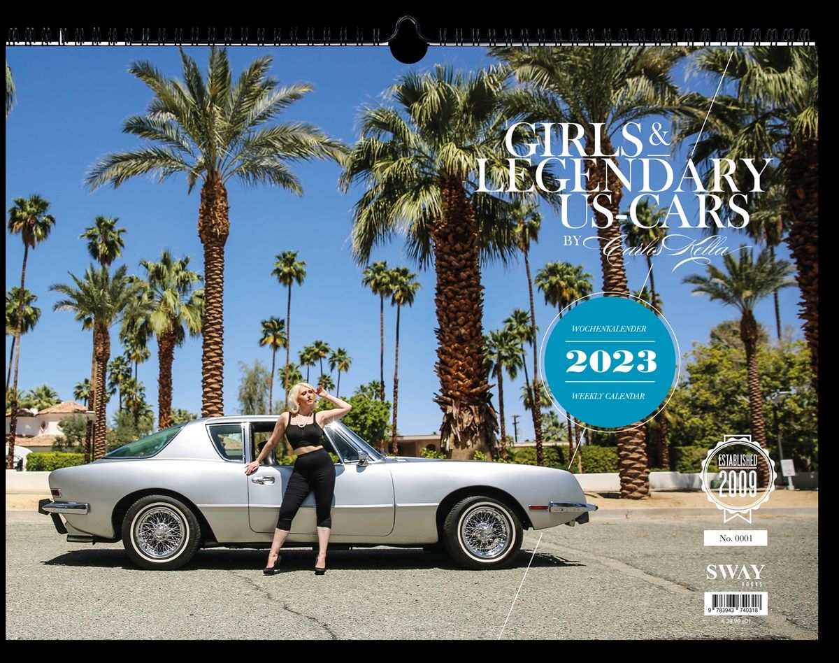 Foto: Wochenkalender „Girls & legendary US-Cars 2023“.
