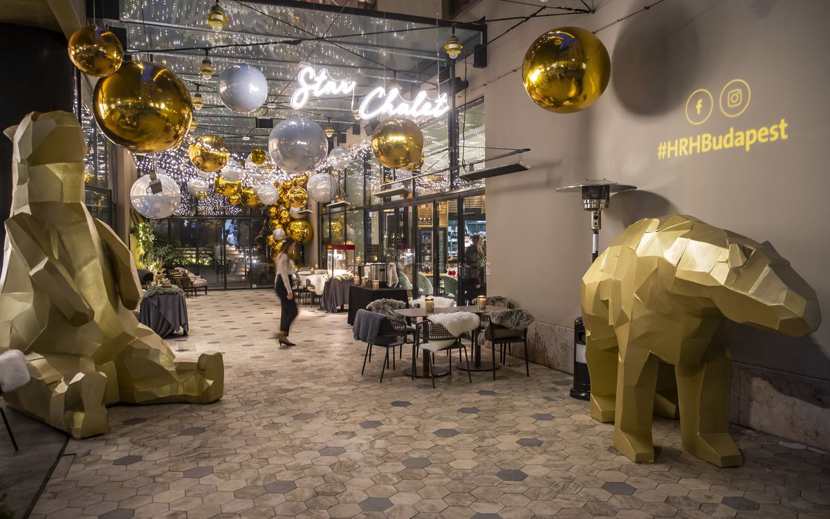 Foto: Das Star Chalet im Hard Rock Hotel Budapest.