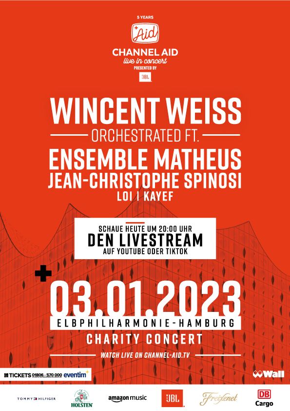 Foto: Wincent Weiss live aus der Elbphilharmonie im Stream.
