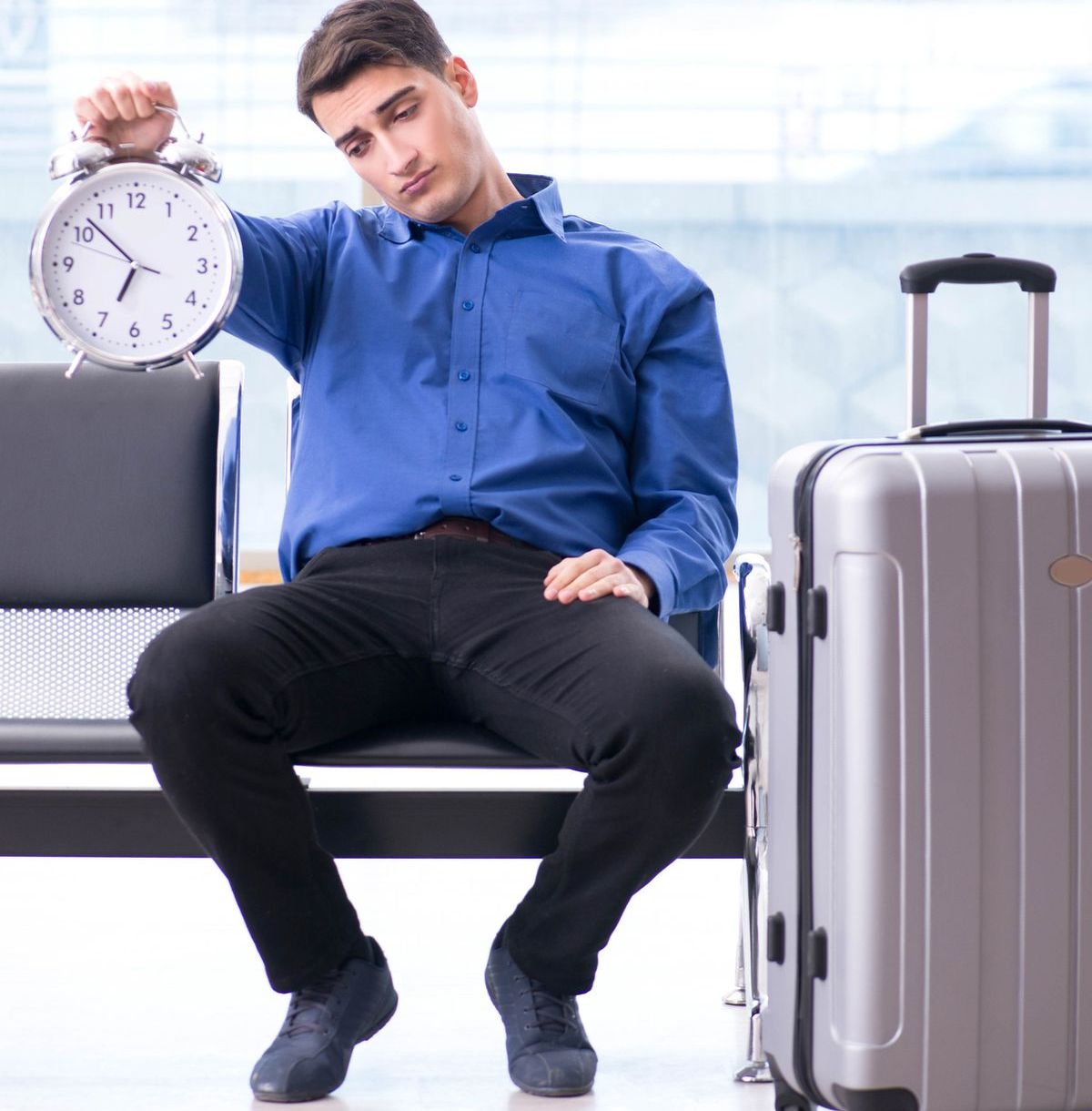 Foto: Verspätungen bei Geschäftsreisen.