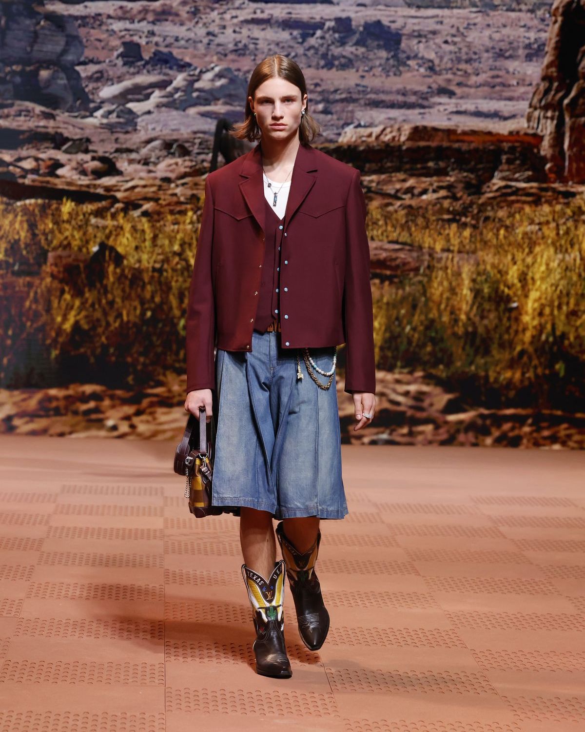 Foto: Louis Vuitton Herbst/Winter 2024 Herrenkollektion.