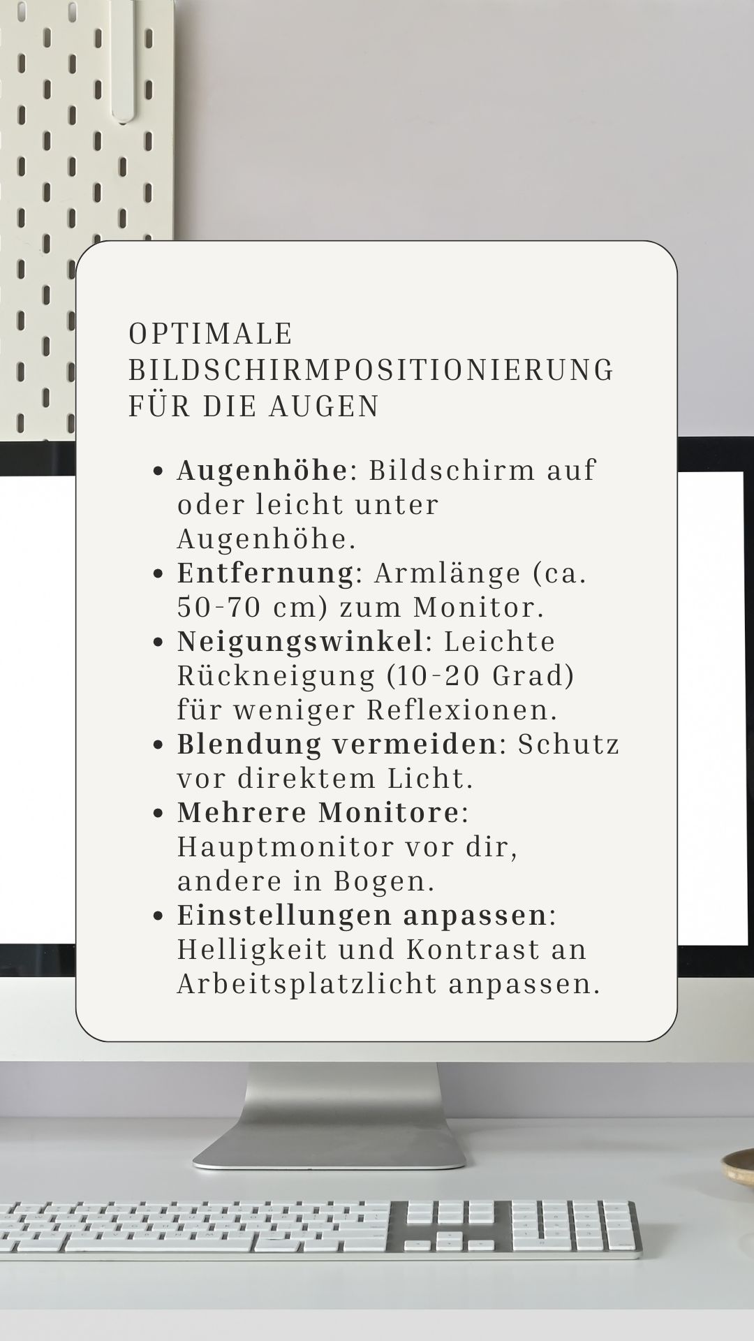 Foto: Infografik Monitorhaltung.