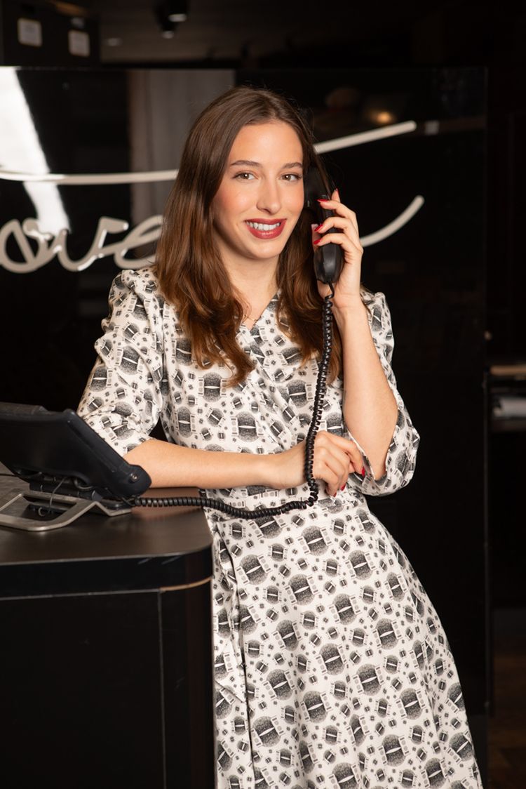 Foto: Designerin entwirft Hoteluniformen für das Hotel Beethoven Wien.