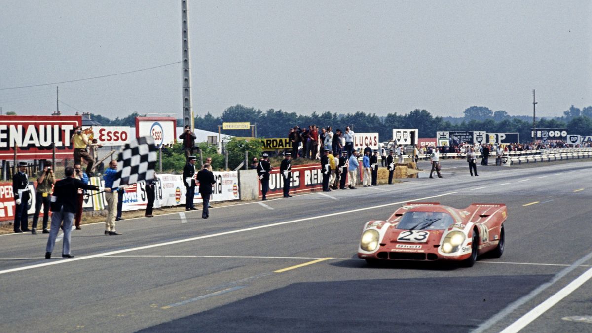 Foto: Porsche-Triumph in Le Mans 1970.