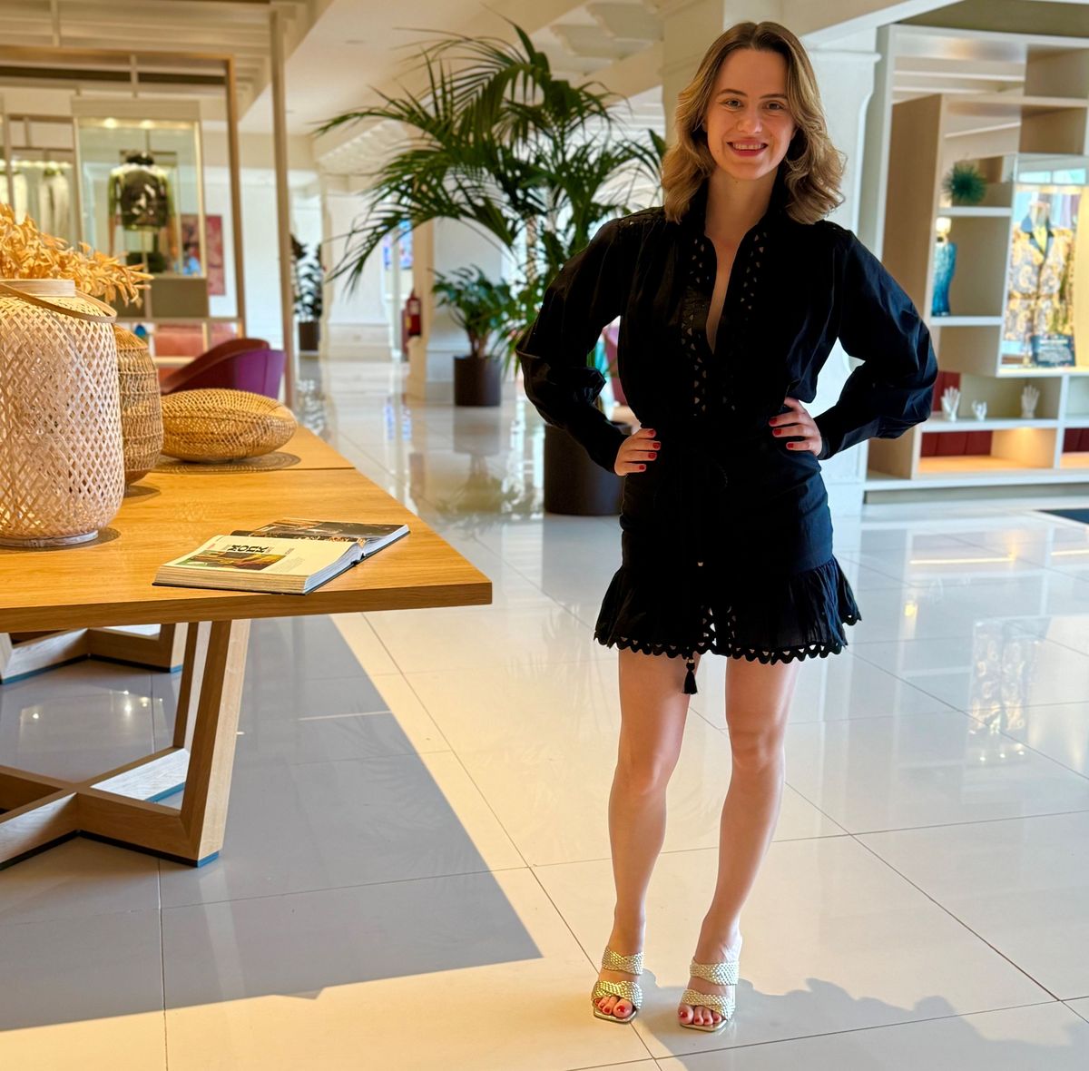 Foto: Minela Fisic im Hard Rock Hotel Marbella.