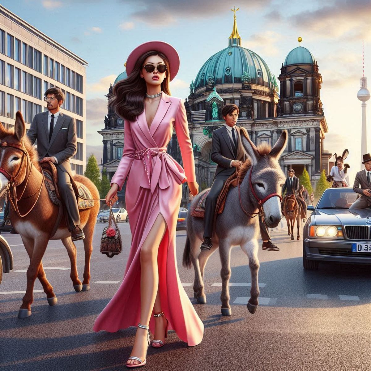 Macht Berlin nun auf Esel und Fußmarsch?