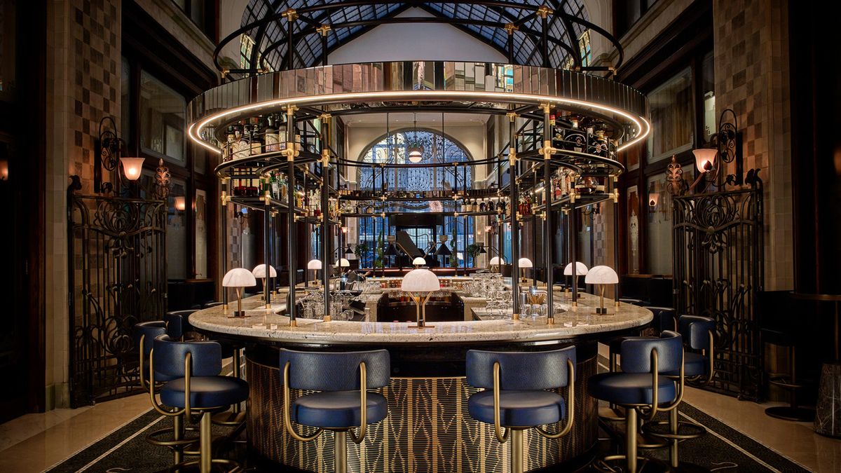 Budapest - die Múzsa Bar im Four Seasons Gresham Palace