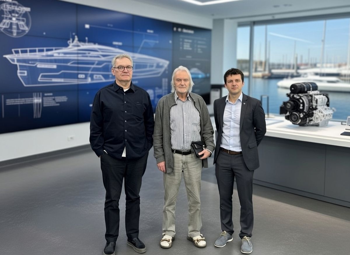 Robertino Wild (CEO & Owner Capricorn Group), Wolfgang Rögner (CEO German Slider) und Dr. Frederic Kracht (Head of Autonomous Driving, DST)