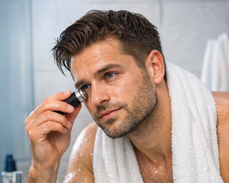 Männer-Beauty nach Partynacht - Express-Routine für frisches Aussehen