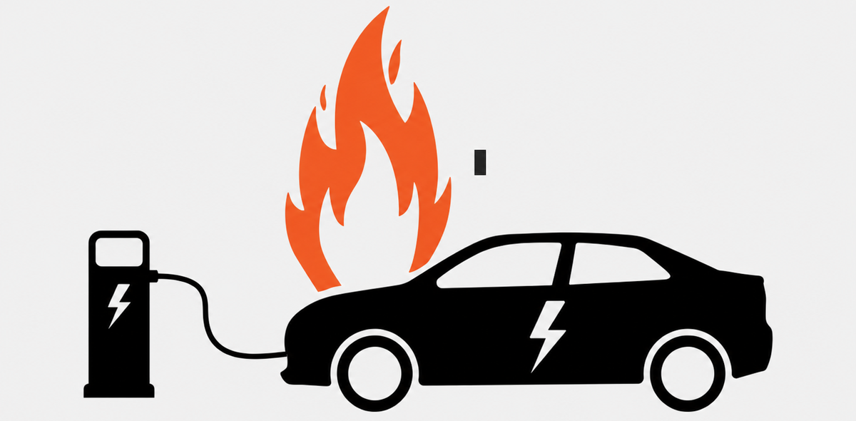 Feuergefahr Elektroauto