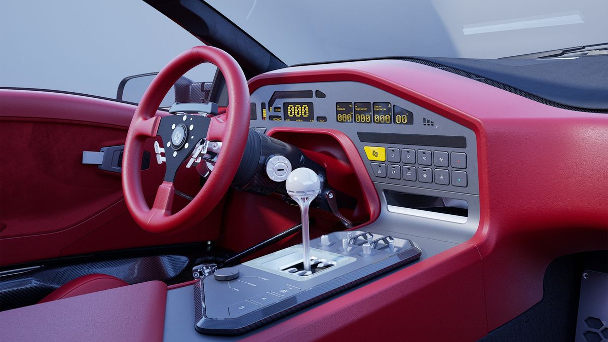 Eccentrica V12 Roadster kommt mit Alcantara